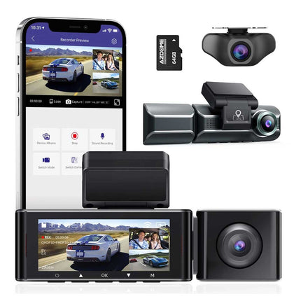 <tc>AZDome M770 Pro 3CH 4K Wifi GPS 64gb dashcam</tc>