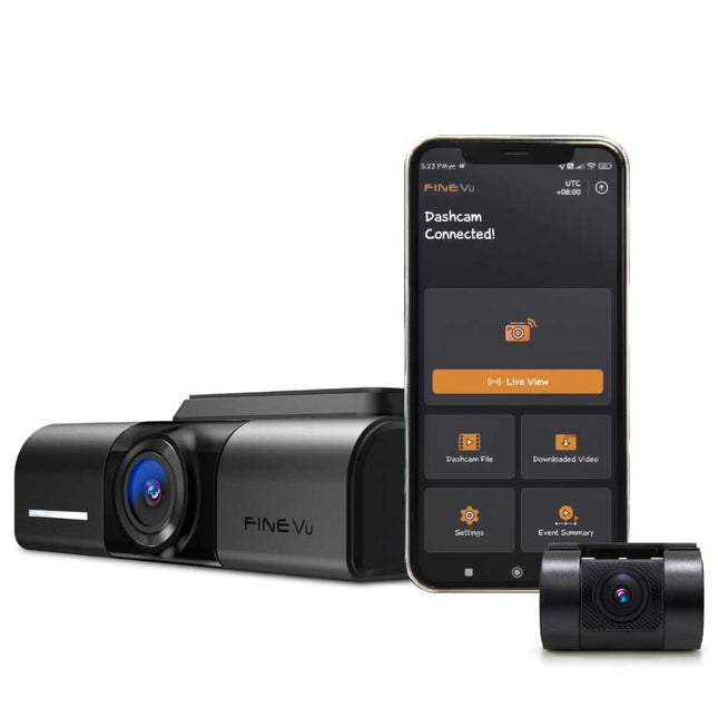 <tc>FineVu GX400 2CH 2K Wifi GPS 32gb dashcam</tc>