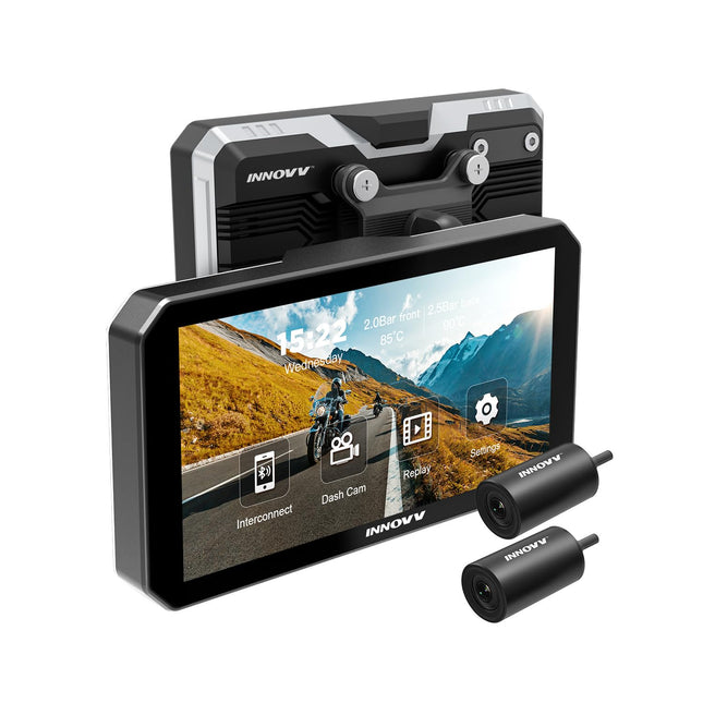 <tc>Innovv N1 Pro 2CH Wifi GPS Carplay monitor and dashcam for motorcycle</tc>