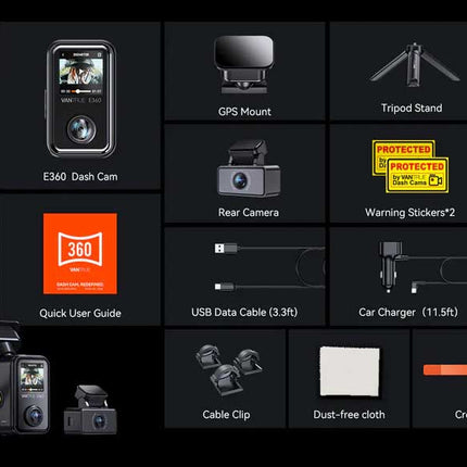 <tc>Vantrue E360 Ace 5K 3CH Wifi GPS 360-degree dashcam</tc>