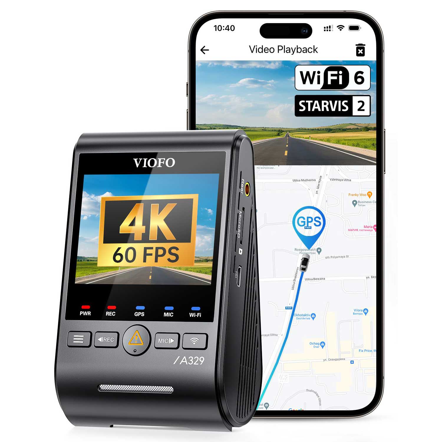 <tc>Viofo A329 1CH 4K Wifi GPS dashcam</tc>