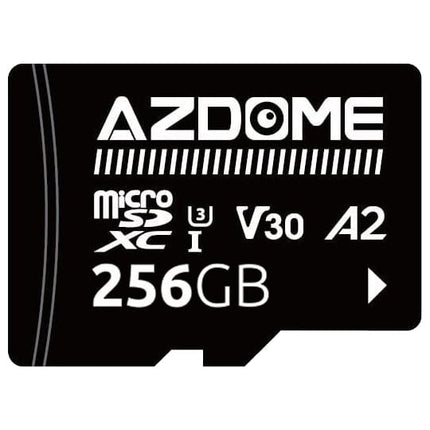 <tc>AZDome 256gb U3 V30 A2 Micro SDXC card</tc>