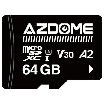 <tc>AZDome 64gb U3 V30 A2 Micro SDXC card</tc>