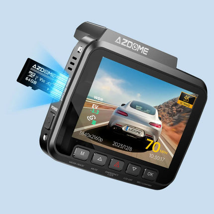 <tc>AZDome GS63H Pro True 4K 2CH Wifi GPS 64gb dashcam</tc>