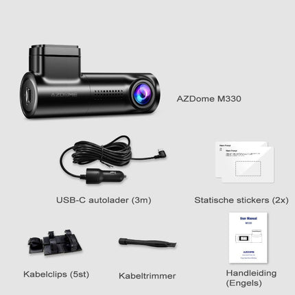 <tc>AZDome M330 FullHD Wifi dashcam</tc>