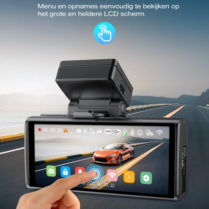 <tc>Nanocam M93 Pro 5K Touch Wifi GPS 64gb dashcam</tc>