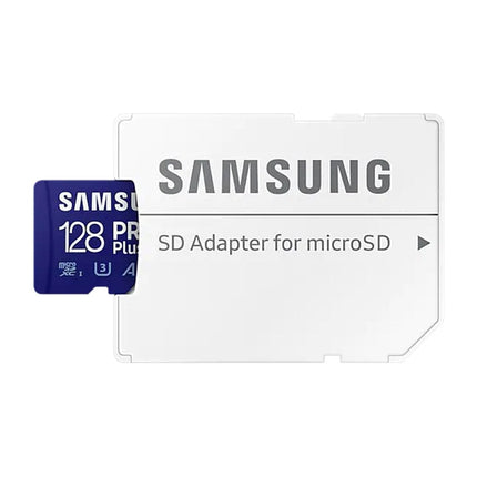 <tc>Samsung Pro Plus 128gb U3 V30 A2 Micro SDXC card</tc>