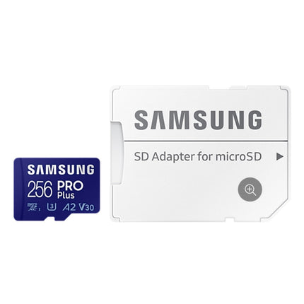 <tc>Samsung Pro Plus 256gb U3 V30 A2 Micro SDXC card</tc>