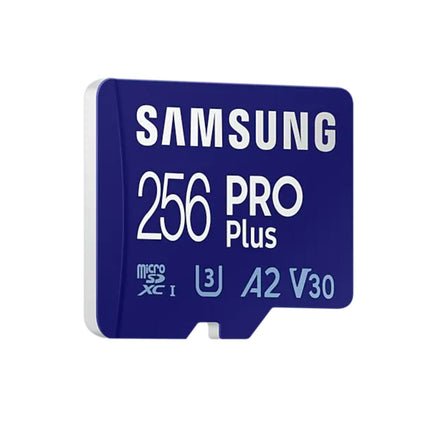 <tc>Samsung Pro Plus 256gb U3 V30 A2 Micro SDXC card</tc>