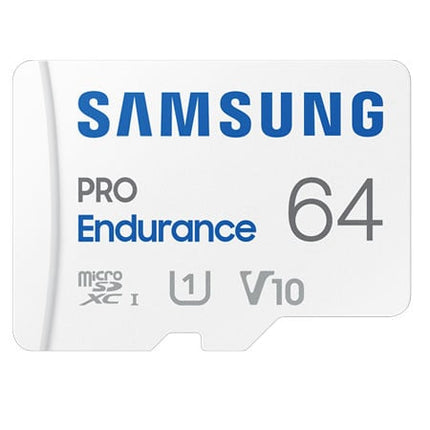 <tc>Samsung Pro Endurance 64gb UHS-I V10 Micro SDHC card</tc>