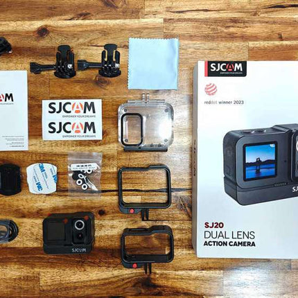 <tc>SJCAM SJ20 4K 60fps Dual lens Wifi action cam and dashcam</tc>