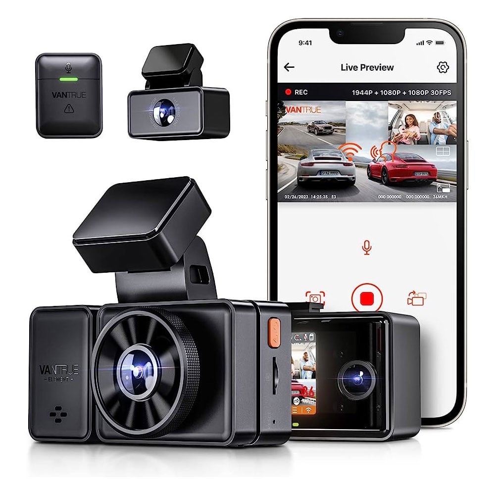 <tc>Vantrue E3 Triple 3CH 2K QuadHD Wifi GPS dashcam</tc>