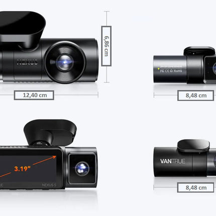 <tc>Vantrue N5 2K QuadHD 4CH Wifi GPS 360-degree dashcam</tc>